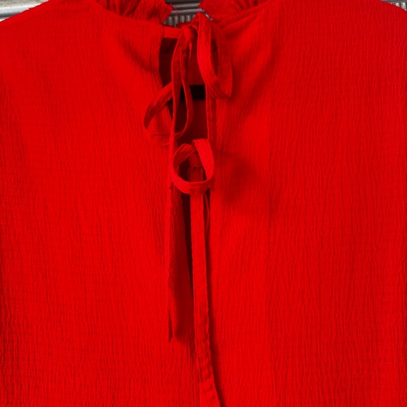 Rejina Pyo Red Crepe Dress Size 12 - Picture 9 of 11